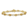 14K Two-tone Gold with Rhodium Over 14k Yellow Gold Citrine and Diamond Bracelet