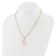 Gold Tone Sterling Silver 3-5.5mm Freshwater Cultured Pearl LETTER W
18-inch Necklace