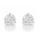 Certified White Lab-Grown Diamond H-I SI 14k White Gold Martini Stud
Earrings 1.00ctw