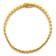 14K Yellow Gold 7.5mm Fancy Link 7.5 inch Bracelet