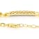 Elegant CZ Two-Tone Bar Necklace In 18K Gold Over Sterling Silver