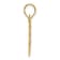 14k Yellow Gold Epoxy I Love My Sunshine Sun Pendant