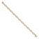 10k Yellow Gold and 10k White Gold Diamond Bracelet