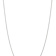 Rhodium Over 14k White Gold 0.75mm Solid Round Open Link Cable 14 Inch Chain