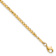 14K Yellow Gold Polished and Diamond-cut Beaded Bracelet