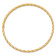 10k Yellow Gold 4mm Twisted Textured Slip-on Bangle