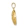 14k Yellow Gold Polished Globe Pendant
