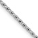 Rhodium Over 14k White Gold 1.25mm Solid Round Parisian Wheat 24 Inch Chain