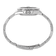 Ladies Charles Hubert Solid Stainless Steel Black Dial Watch