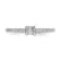 Rhodium Over 14K White Gold First Promise Diamond Promise/Engagement
Ring 0.18ctw