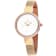 Christian Van Sant Women's Reign White Dial, Rose Stainless Steel Watch