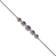 Rhodium Over 14k White Gold Marquise Amethyst Bracelet