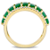 Emerald and Diamond 14K Yellow Gold Ring 2.72ctw