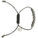 6-7MM Round Black Freshwater Pearl Black Cord Bolo Bracelet with
Stainless Steel Accent Tag