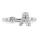 Rhodium Over 14K White Gold Lab Grown Diamond VS/SI GH, Initial
Adjustable Ring
