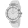 Seapro Women's Seductive White Dial and Bezel, White Silicone Strap Watch