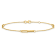 14K Yellow Gold Polished with .5-inch Extension Anklet