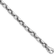 Rhodium Over 14k White Gold 4.5mm Hand-polished Fancy Link Bracelet