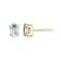 Multi-Color Multi-Gemstone 18k Yellow Gold Over Sterling Silver Earring Set
