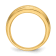10K Yellow Gold Lab Grown Diamond, SI1/SI2, G H I, Men's Ring
