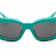 Versace Green Frames / Dark Gray Lenses Sunglasses