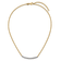14K Yellow Gold Diamond Curved Bar 16 Inch with 2 Inch Extension Necklace