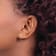 14K Yellow Gold 3-4mm White Button Freshwater Cultured Pearl Stud Post Earrings