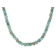 Turquoise Rondelle Beaded Necklace In Sterling Silver