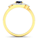 Oval Blue Sapphire and Diamond 14K Yellow Gold Halo Ring 1.02 ctw