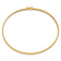 10k Yellow Gold 4.5mm Hexagonal Design Diamond-Cut Flexible Bangle