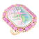 Barse Jewelry Flamingo Pink Agate Gold Tone Statement Ring