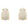 5x3mm Pear Shape Opal 14k Yellow Gold Stud Earrings
