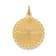 14k Yellow Gold Satin My Confirmation Pendant