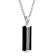 Robert Alton Men's Dog Tag Pendant With Chain In Black Ion-Plated
Stainless Steel 0.10ctw