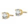 14K Yellow Gold Lab Grown Diamond 2ct. VS/SI GH+, Screw Back Earrings