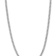 Rhodium Over 14k White Gold 5.5mm Solid Miami Cuban 24 Inch Chain