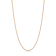 Invicta Men's Yellow Rope Chain Necklace 3mm In Stainless Steel 24 Inch