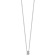 White Lab-Grown Diamond F VS 14K White Gold "B" Initial
Necklace 2.00ct