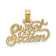 14k Yellow Gold Sweet Sixteen Charm