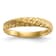 14K Yellow Gold Kids Polished Twist Ring