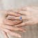 14K White Gold Oval Tanzanite and Diamond Ring, 0.85ctw