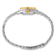 Ladies Charles Hubert Two-tone Stainless Band Silver-White Dial Watch