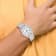 Charles Hubert Stainless Steel White Dial Watch