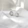 White Cubic Zirconia Platinum Over Sterling Silver Earrings 6.48ctw