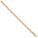 14k Yellow Gold 4.8mm Hand Polished Fancy Link Bracelet