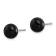 Sterling Silver 8-8.5mm Button Freshwater Cultured
Pearl/Stab.Turquise/Black Agate Set