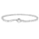 CZ Tennis Bracelet In Platinum-Enhanced Sterling Silver 10.81ctw