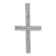 Rhodium Over 14K White Gold 1 1/10ct. Diamond Latin Cross Pendant