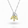 Marquise Shape Yellow Citrine Sterling Silver Pendant with Chain