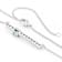 Blue And White Lab-Grown Diamond F-G SI Rhodium Over Sterling Silver
Necklace 0.50ctw